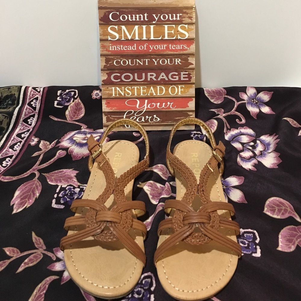 Report Footwear Sandals, Brown, Sizes 12, 13, 4